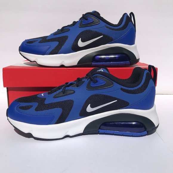 MEN AIR MAX 200 RACER BLUE/WHITE OBSIDIAN - Picture 7 of 12